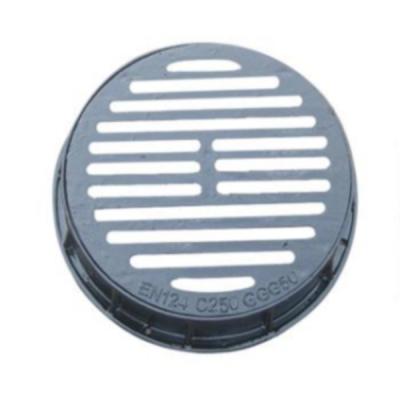 China ggg500-7 Ductile Iron Liner Ductile Iron Round Molded Drainage Grill Gutter Grate for sale