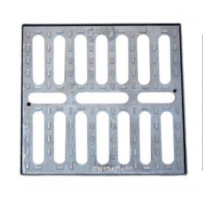 China Ductile cast iron ggg500-7 EN124 malleable cast iron square drainage gutter grating for sale