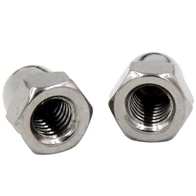 China Heavy Industry SS304 SS316 Stainless Steel Hex Domed Cap Nut DIN1587 Stock OEM Support for sale