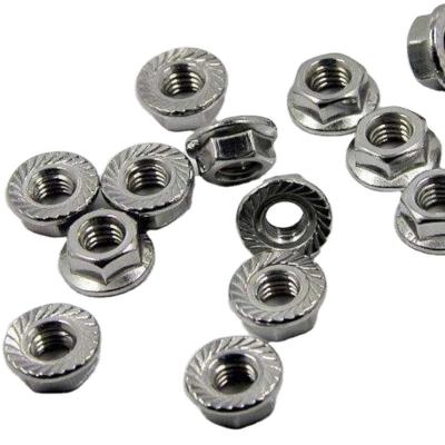 China Heavy industry DIN6923 hex nut with white zinc manufacturing low price for DIN6923 hex nut for sale