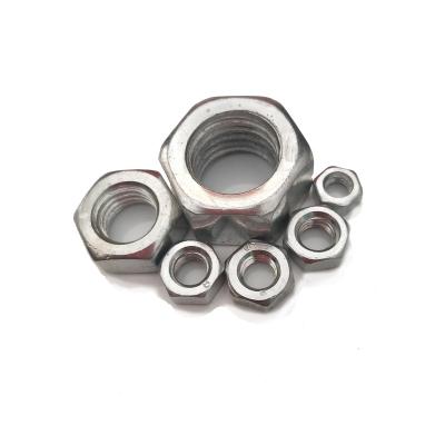 China Heavy industry DIN934 hex nut and stainless steel hex nut with high quality for sale