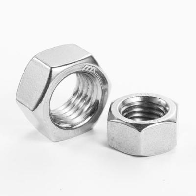 China Heavy Industry Hex Head Nut DIN934 Stainless Steel Din Plain Ruisu Customer Request A2 A4 SS304 SS316 Heb Metric, Imperial (Inch) for sale