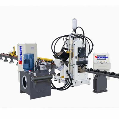 China For angle iron stamping steel cutting angle lathe punch cnc angle iron machine steel shear line for sale