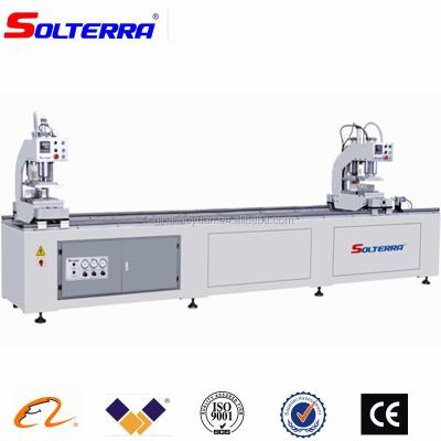 China Welding machine for uPVC/PVC/vinyl/plastic windows and doors upvc windows machine two head welding machine SHZ2-150X3500 for sale