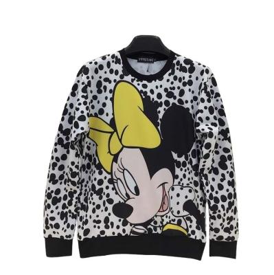 China Anti-Wrinkle Custom 3d Cartoon Sublimation Printed Crewneck Polyester Fleece Square Shoulders Men Casual Blank Pullover Unisex Sweatshirt for sale