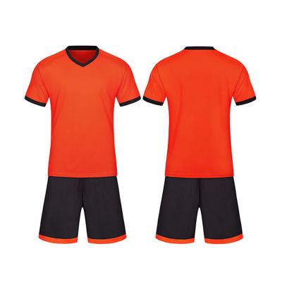 China Fully Sets Custom Sublimation Printed Soccer Training Wear V-Neck Mesh Soccer Suits Jogging Uniform Team Kits Package for sale