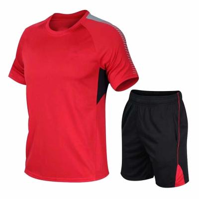 China Custom Sets Soccer Uniforms Jogging Tank Tops Fashion Mesh Piece Shorts Football Suits Track Two Team Uniform Wholesale for sale