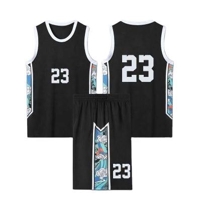 China Antibacterial Quality Customized Full Sublimation Printed Basketball Uniform Tank Top Classic O Neck Mesh Sportswear Unisex Plain Quick Dry for sale