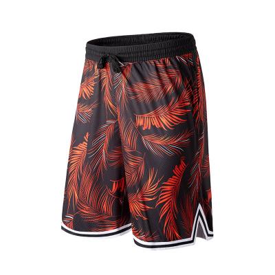 China Custom Antibacterial Shorts Sublimation Printed Sportswear Daily Plain Beach Mesh Basketball Fashion Basketball Uniform Quickly Dry for sale