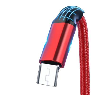 China Promotional High Quality Fast Charging Computer Cables Nylon Braided One-to-Three To Fast Charging Data Cable for sale