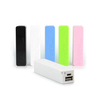 China Fast charge support 1200-2600 mAh colored pawer power bank in banks for sale