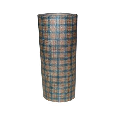 China CLOTHES Brown Plaid Cheap Price China Lettered Onion Lettering Film Flashing Clothing Hot Stamping Film for sale