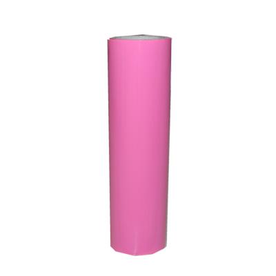 China CLOTHES wholesale light pink PVC glitter heat transfer vinyl PU heat transfer film T-shirt vinyl in rolls for sale