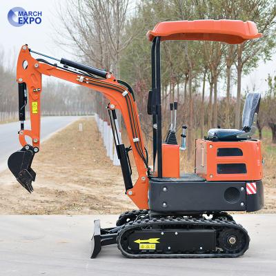 China 0.028 M3 Buckets 1.5 Ton Mini Excavator Earthmoving Machinery Digger With Roto Micro Tillt Digger for sale