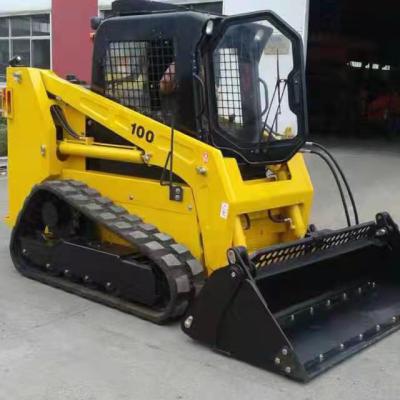 China Farms High Efficiency Skid Steer Loader With Grabber for sale