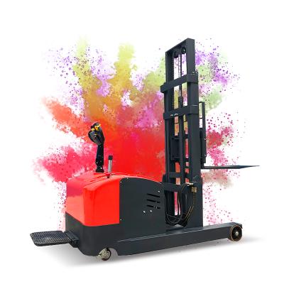 China Hotels Electric Stacker 2 Ton Electric Power Pallet Stacker Electric Forklift for sale