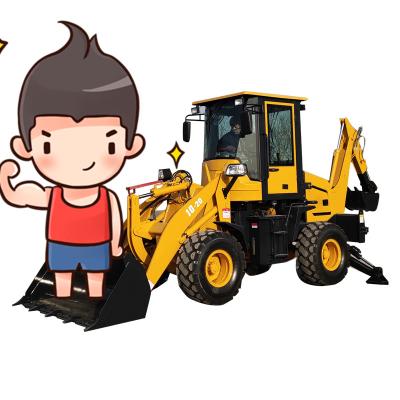 China Farms 1 ton 2 ton loader and 3 ton backhole excavator for sale