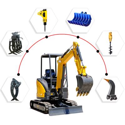 China Shanding SD25U Cheap Construction\Agriculture Mini Excavator Small Digger With EPA CE for sale