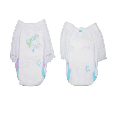 China Wholesale Price Printed High Quality Easy To Wear Disposable Baby Diapers for sale