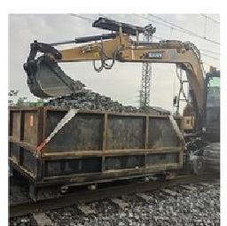 China Construction New Railway Lines Discharging Ballast Car For Mine Special Line for sale