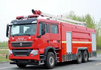 China Railway Off Road Fire Fighting Vehicles Water Tank Fire HTRR209 Dual Purpose for sale