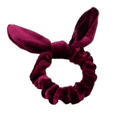 China [HA1010] High Quality Fashion Velvet Bow Ties Hair Accessories Large Size Scrunchies. for sale