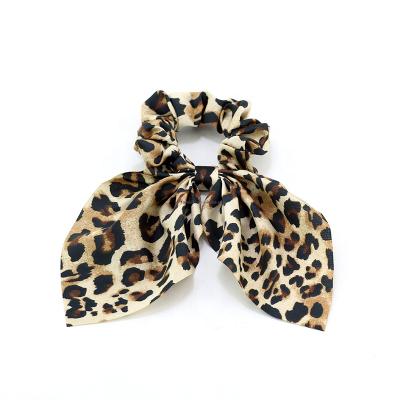 China [HA1001] Fashion Silky Satin Snake Print Large Size Animal Prints High Quality Silk Hair Accessories Scrunchies. for sale