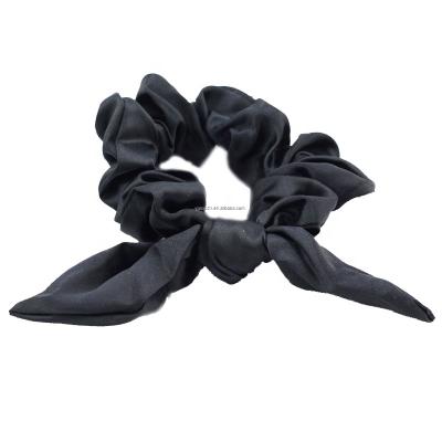 China Bow knot [HA1011] [fashion high quality silky synthetic bow knot hair accessories large size scrunchies. for sale