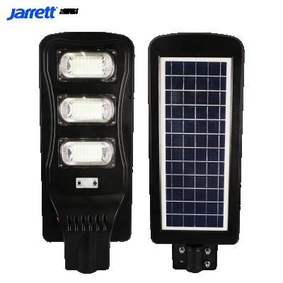 China ROAD Jarrett 60W 100W Black Solar Street Light With IP65 High Lamps All In One Integrated Led for sale