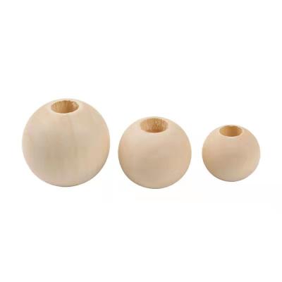 China Diy Decoration Limited Time Discounts Accept Custom Size And Shape Kids Teething Loose Diy Wooden Decoration Beads Wood Teething Beads for sale