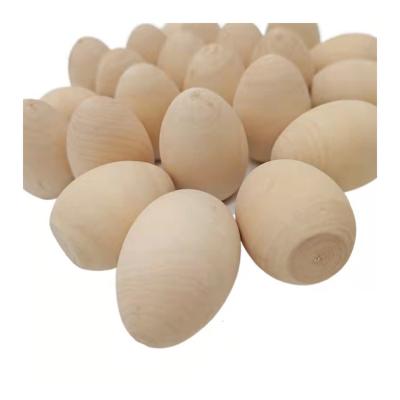 China Europe factory direct egg-shaped crafts can be customized size maple and hemu material for sale