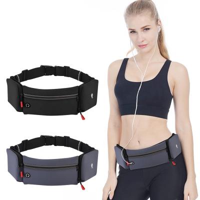 China Hot Selling Waterproof Outdoor Water Proof Neoprene Increasing Running Sport Recycling Fanny Pack Belt Waist Bag For Sale for sale