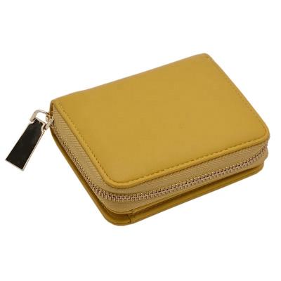 China 100% Genuine RFID Leather Purses With Zipper Coin Pocket Ladies Wallet Wallets Leather And Card Holders for sale