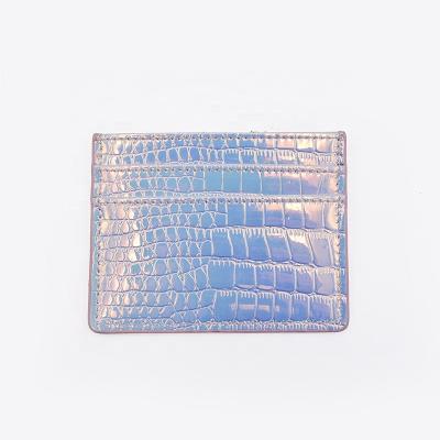 China 100% New Eco-friendly Multifunctional Card Holder PU Credit Card Leather Wallets For Ladies for sale