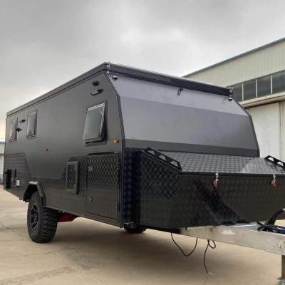 China Travel trailer 16FT OFF ROAD POP TOP CARAVAN with shower and toliet high quality best price for sale