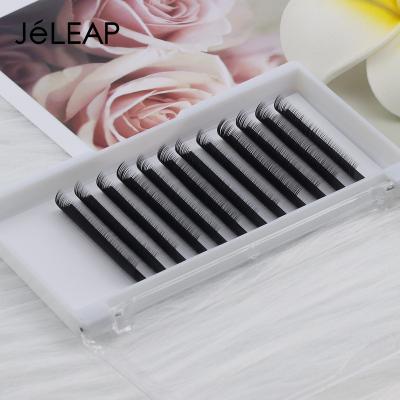 China Light Lash supplies Korean PBT Individual Eyelash Extensions Custom Private Label classic silk mink Eyelash Extensions for sale