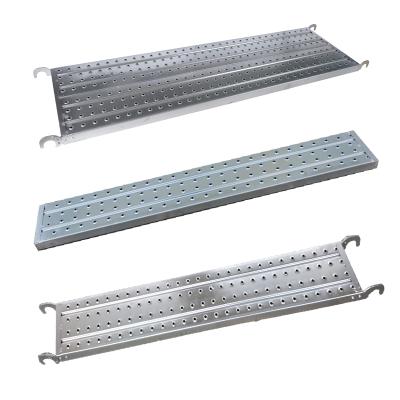 China Galvanized Steel Scaffolding Metal Construction Plank With Hooks Walkway Board Walking Platform for sale