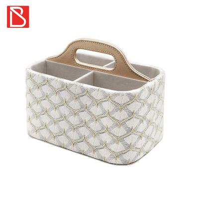 China Storage Box Classified Tissue Desktop Storage Cosmetic Storage Basket Without Lid Household for sale