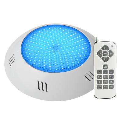 China Pool. Pond. HOTOOK Fountain Resin Filled IP68 Wall Mounted Multicolure Light Underwater Nicheless Remote Control Swimming LED Pool Light for sale