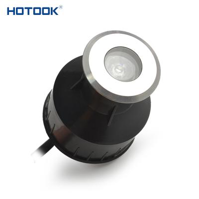 China LANDSCAPE HOTOOK China Factory Mini Underground Light 12V Stage IP68 Round Outdoor Waterproof Submergable Inground Light Totally for sale