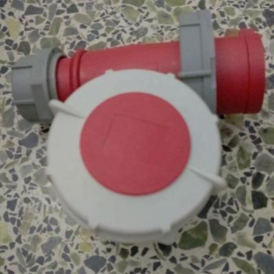 China High Performance Industrial Waterproofing 3P+E CRT-14432P IP56 CRT-14463P IP67 Reefer Container Marine Socket for sale