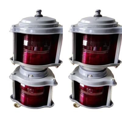 China IMPA Steel 370443 112.5 Double Side Light Red Marine Navigation Light Metal for sale