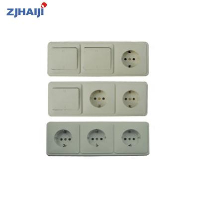 China 16A 82 high quality marine promotional industrial European standards non-waterproof socket and switch for sale