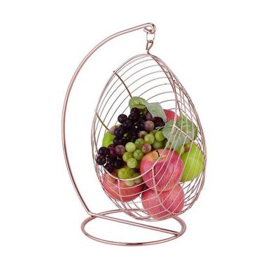 China Matel wire sustainable fruit basket for home decor for sale