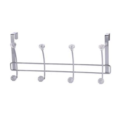 China Wall Coat Hook Fengyue Sustainable Household Over The Door Metal Clothes Hooks And Rails Iron With 8 Hanger All-season 1000pcs Support Carton for sale