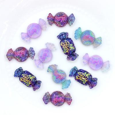 China Cute Sweet Candy Charms Resin Crafts Pendant Key Chain Necklace Accessories For DIY Earring Jewelry Making for sale