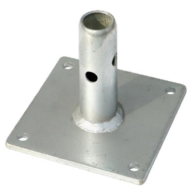 China Q235 swivel scaffold base plate for sale