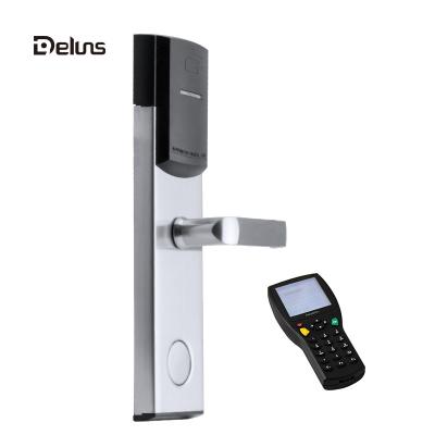 China Deluns Wide Application Network Hotel Lock Management System Smart RFID Card Online One-Card Solution for sale