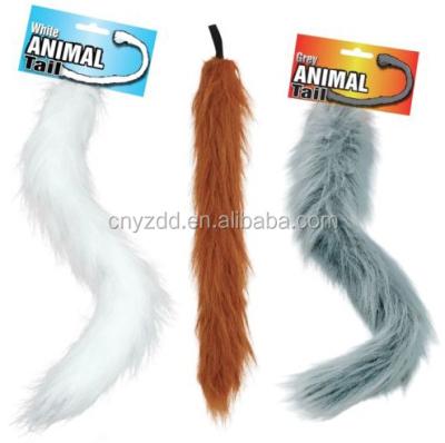 China Realistic Plush Furry Bendable Connectable Plush Animal Costume Tails Bungee for sale