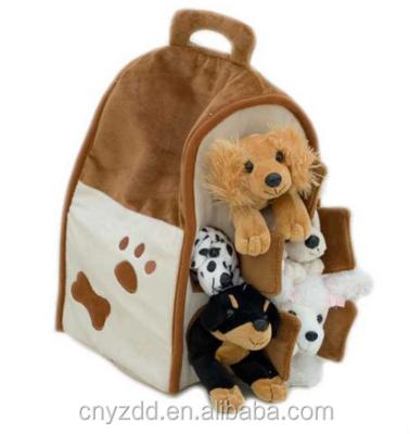 China Soft Plush Dog House/Farmhouse Plush Animals/Plush Pet House for sale